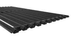 EasiBBQ grates with measurement overlay showing exact dimensions for fit