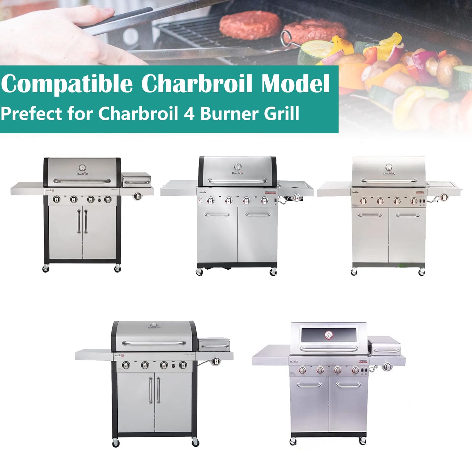 EasiBBQ three-pack packaging laid out with included emitter plates visible