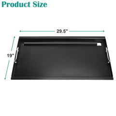 EasiBBQ griddle surface close-up showing smooth texture for even searing benefit