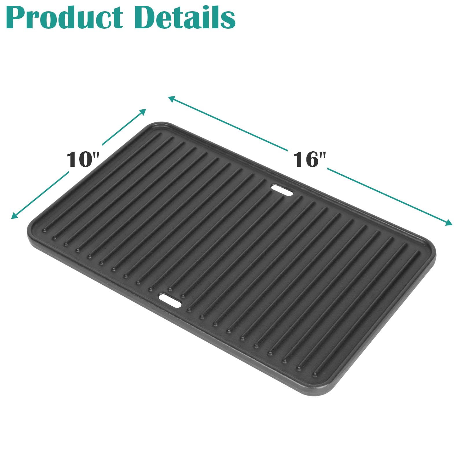 EasiBBQ surface close-up highlighting texture and seasoning for reliable nonstick benefit