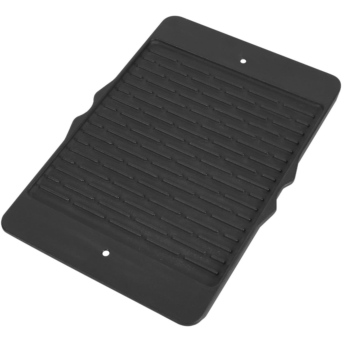 EasiBBQ cast iron griddle front view showing sturdy construction and fit