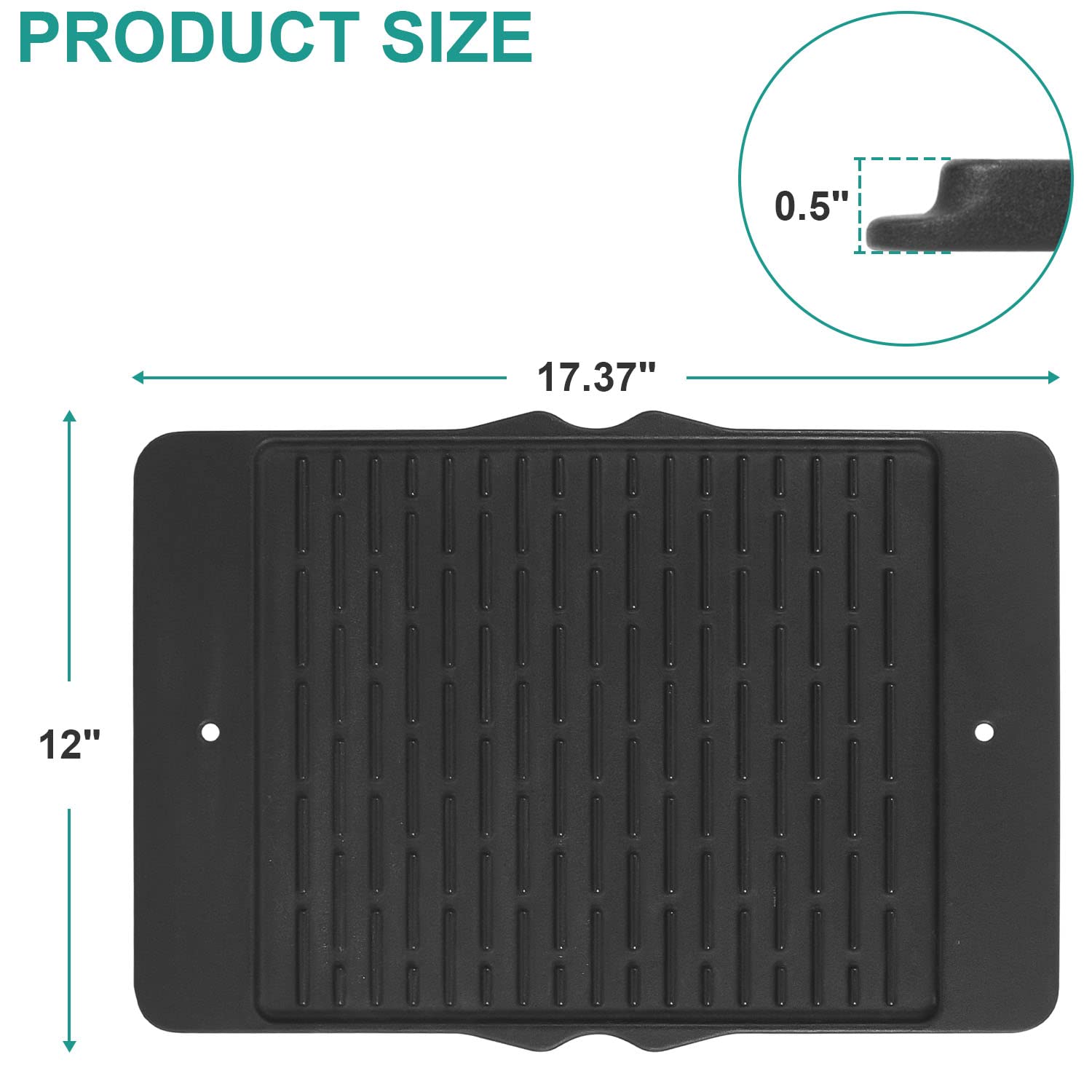 EasiBBQ grooved side close-up highlighting grill marks and fat drainage benefit