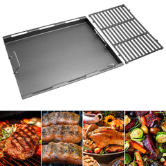 EasiBBQ installed in a Weber Genesis II 400 Series grill demonstrating quick swap benefit