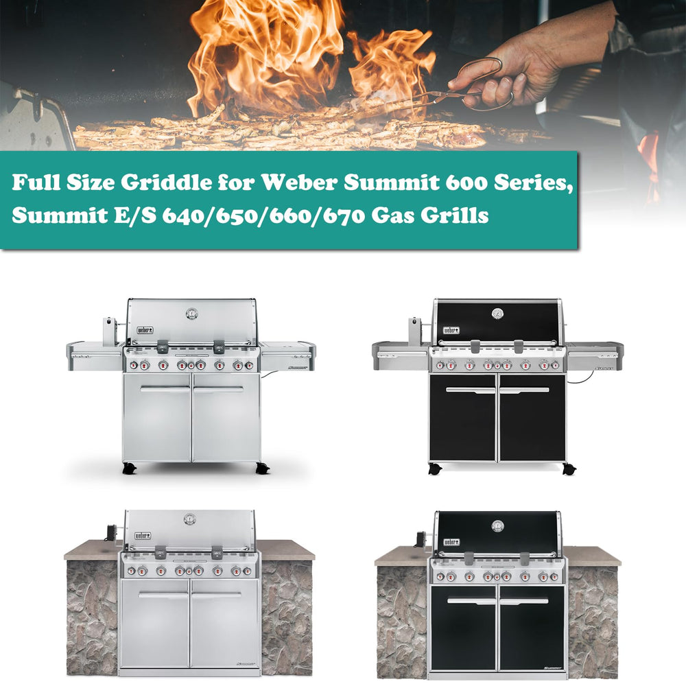 EasiBBQ silicone mitts beside hot griddle showing safe handling benefit