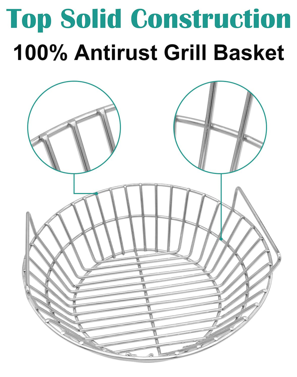 EasiBBQ ash basket installed in Big Green Egg improving airflow and heat-up speed