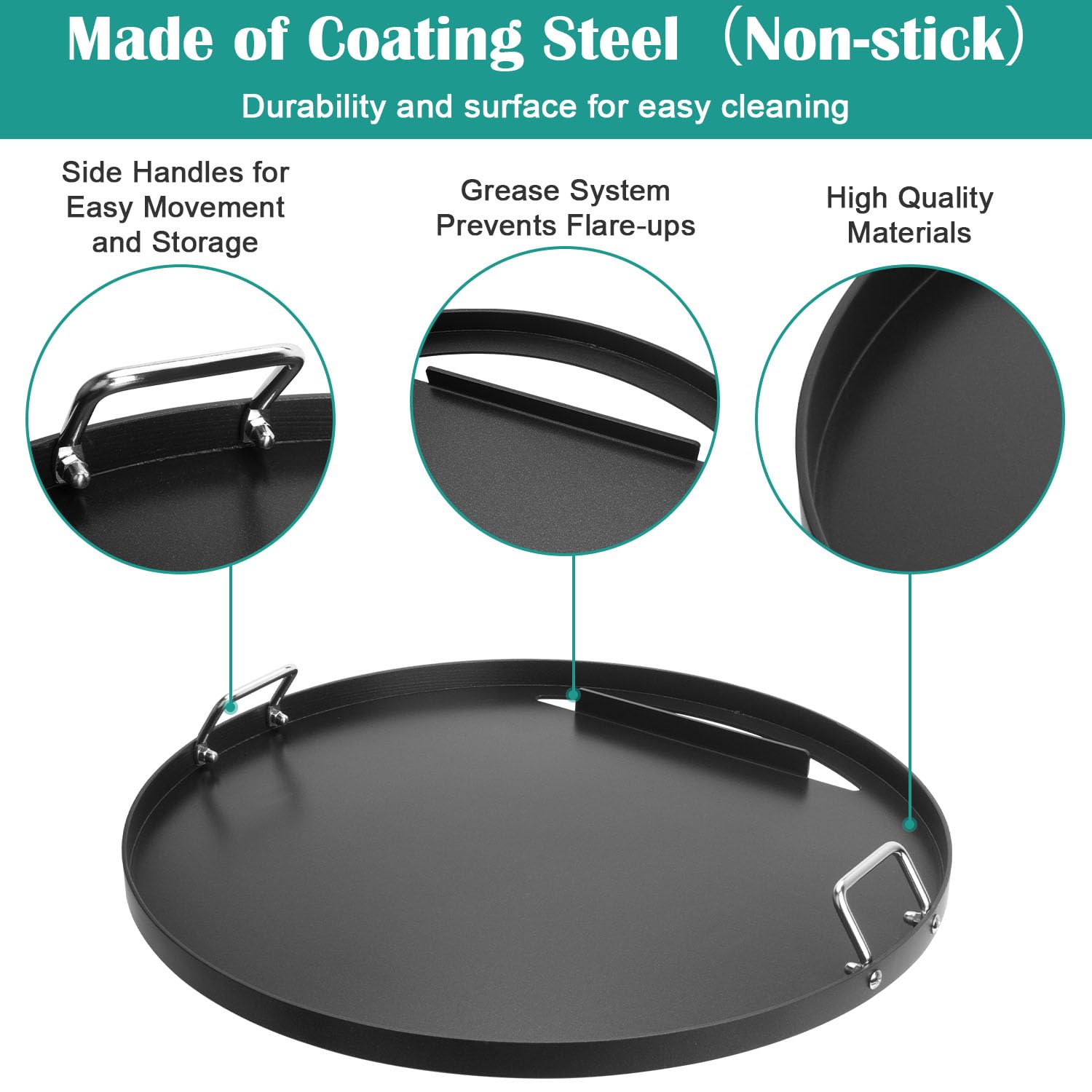 EasiBBQ griddle cooking pancakes and vegetables demonstrating versatile backyard meal benefits