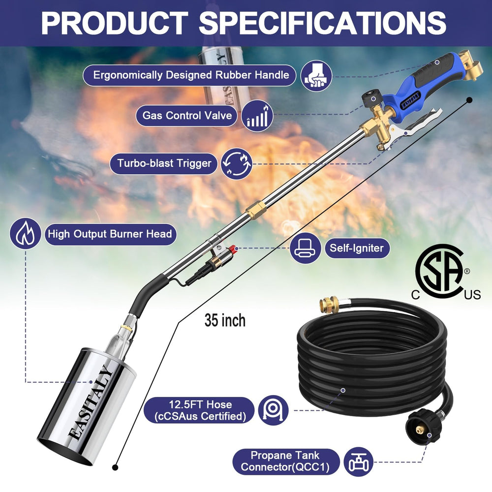 EASITALY manguera de 12,5 ft con conector CGA600, ofrece compatibilidad y durabilidad