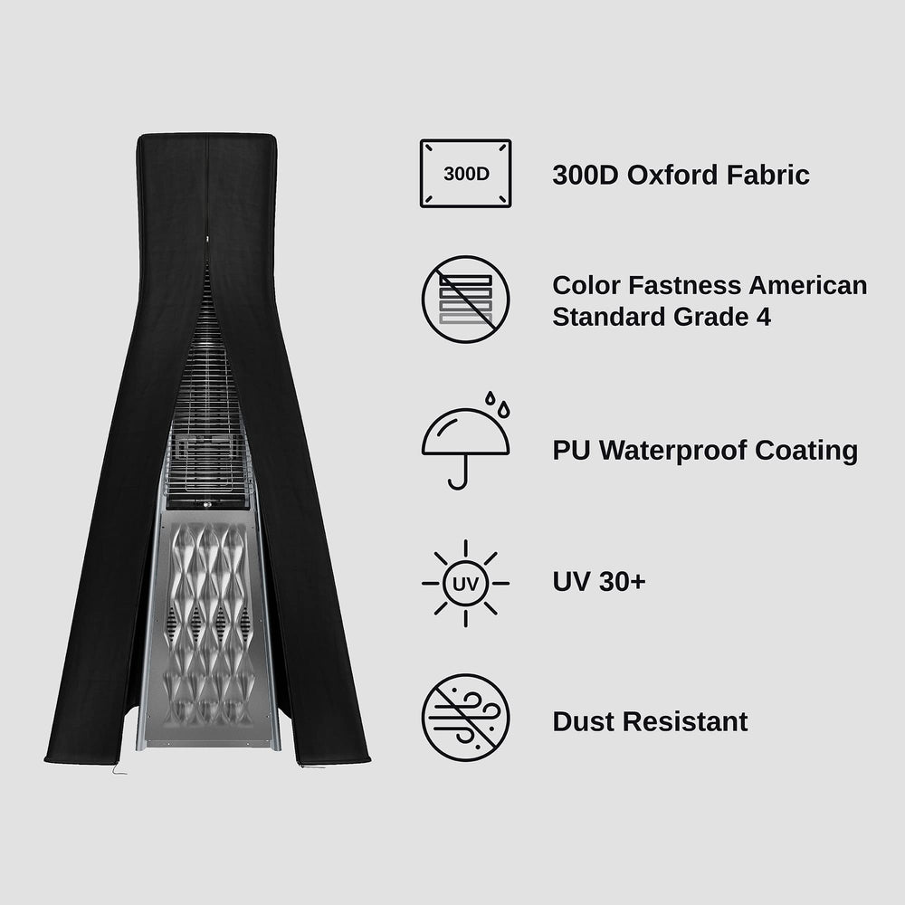 EAST OAK metal zipper and drawstring detail for secure, easy installation