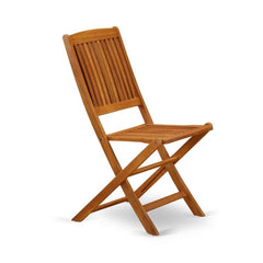 East West Furniture Cameron folded profile highlights compact storage and portability
