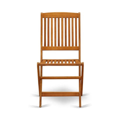 East West Furniture Cameron side angle shows slatted back and comfortable seat support