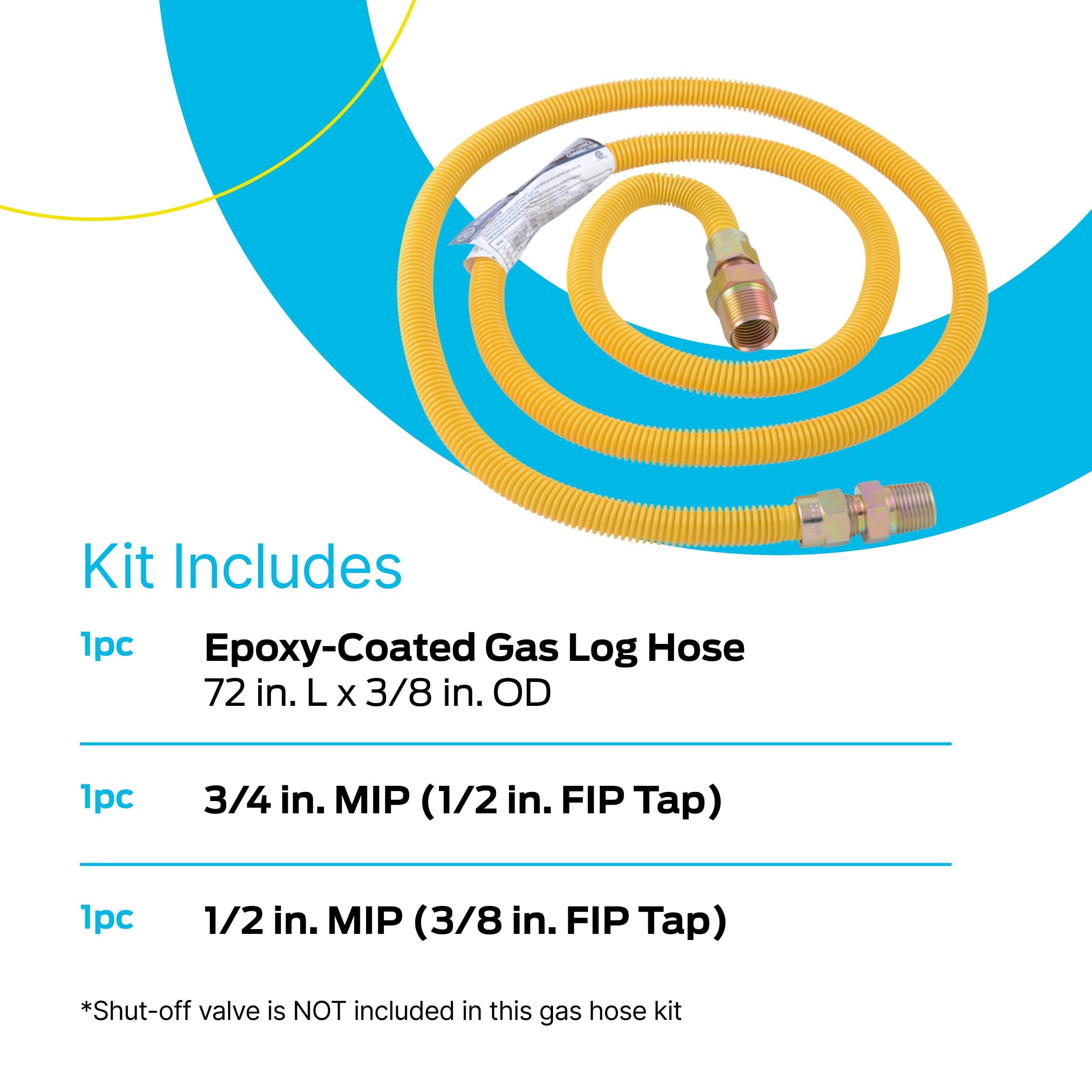 Eastman installed behind a fireplace showing safe, neat gas hookup
