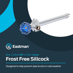 Eastman close-up of large wheel handle for easy outdoor operation and grip
