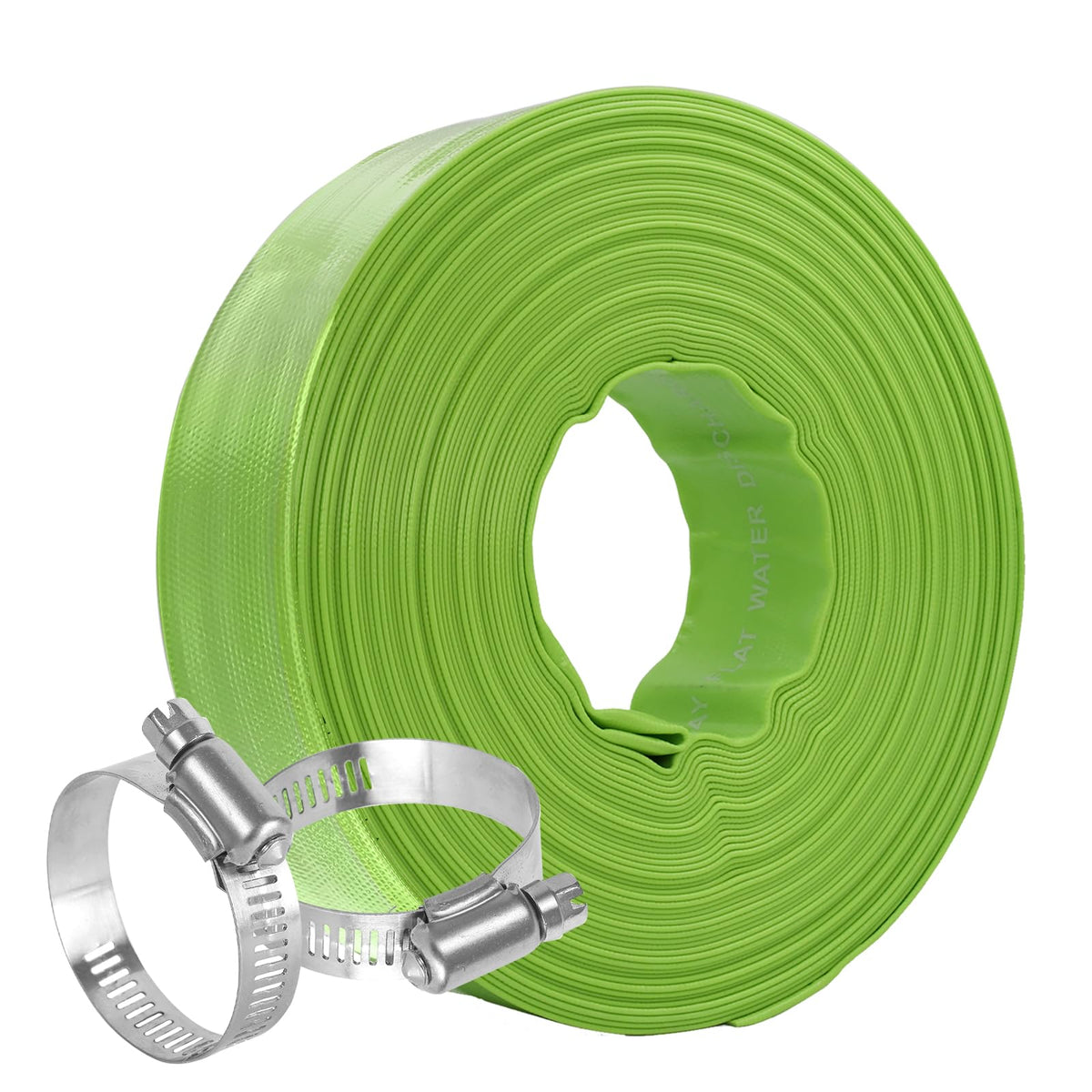 Eastrans front view full-length hose showing robust construction and long reach