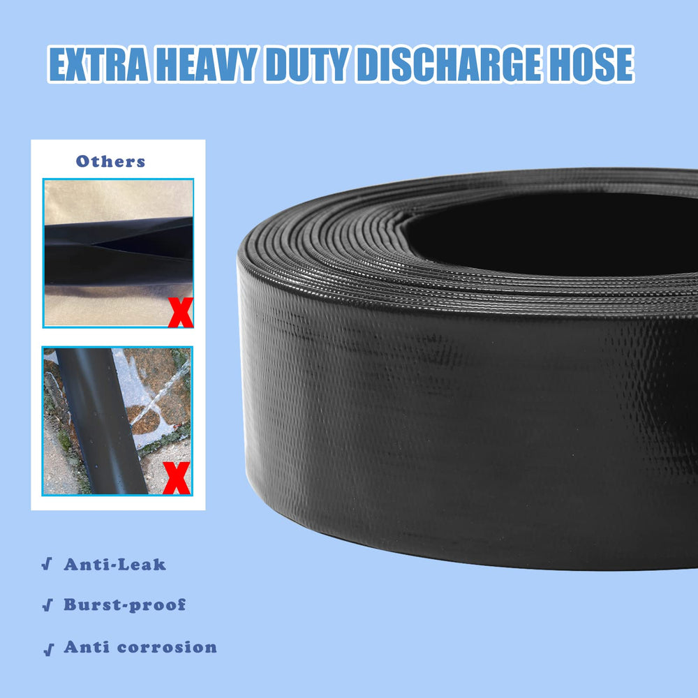 Eastrans hose connected to pool filter demonstrating secure flow benefit