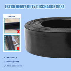 Eastrans hose connected to pool filter demonstrating secure flow benefit