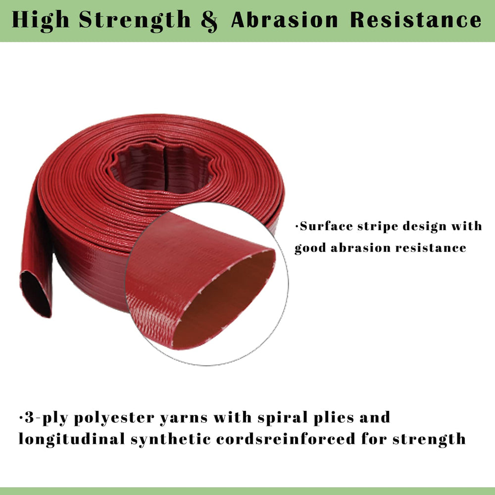 Eastrans hose attached to a standard 1.5" pool adapter illustrating easy fit