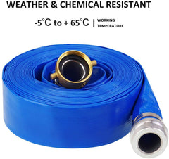 Eastrans hose flat rolled for compact storage saving space and preventing kinks