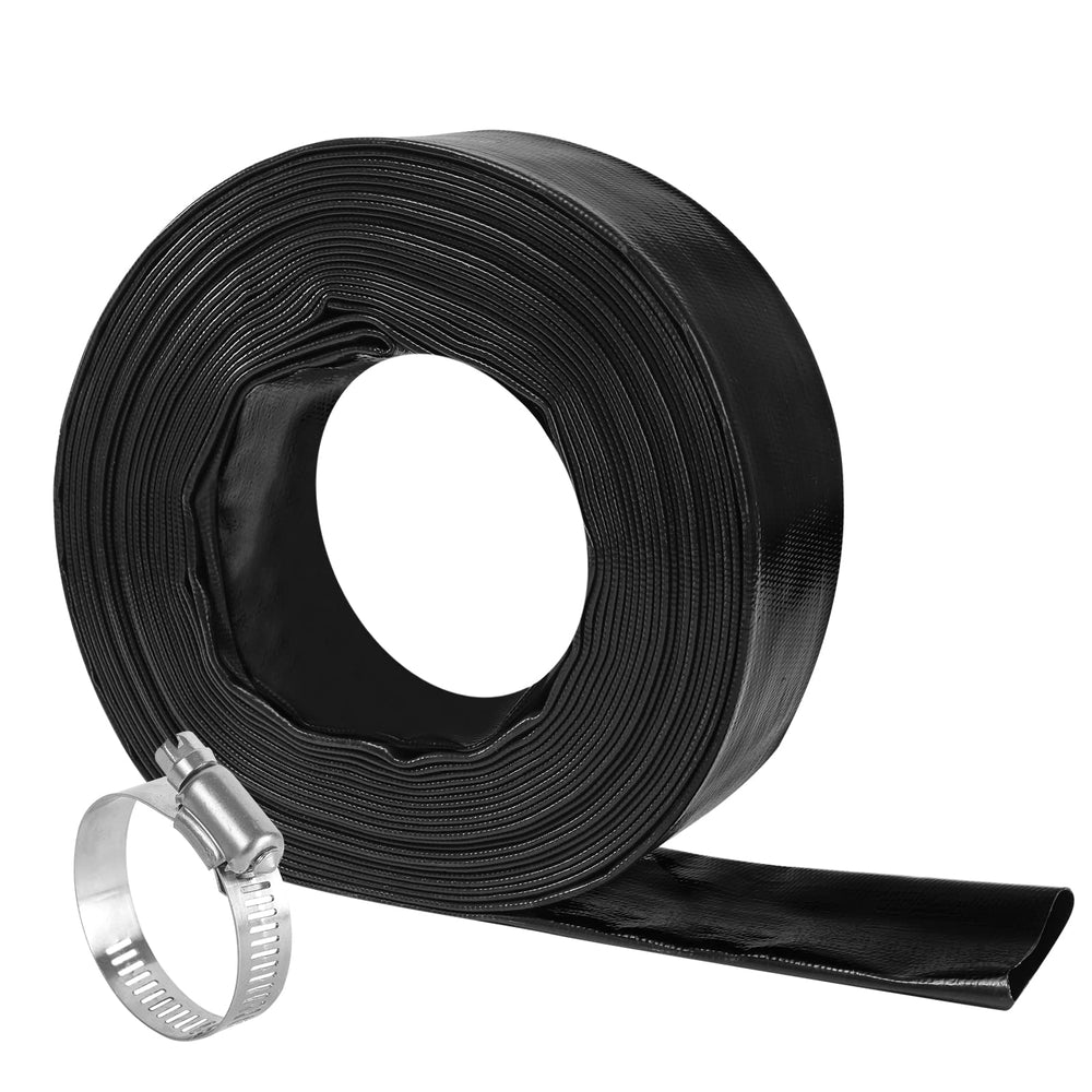 Eastrans hose coiled neatly in garage showing organized storage benefit