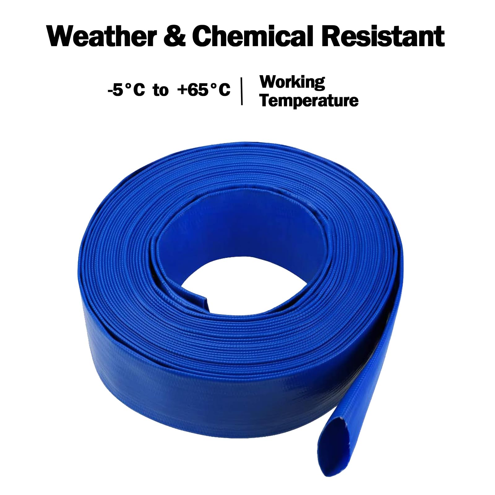 Eastrans hose used by pool technician showing practical use during filter backwash