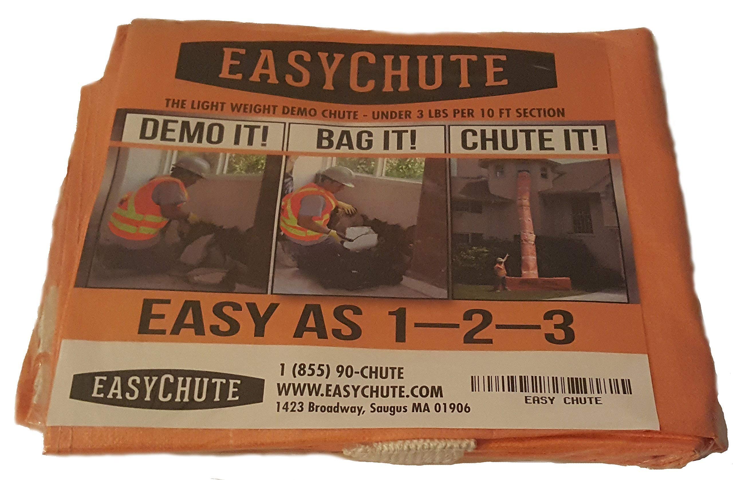 Easy Chute nylon strap loop connection demonstrating fast assembly