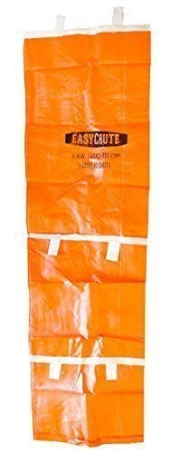 Easy Chute front view showing label and lightweight benefits