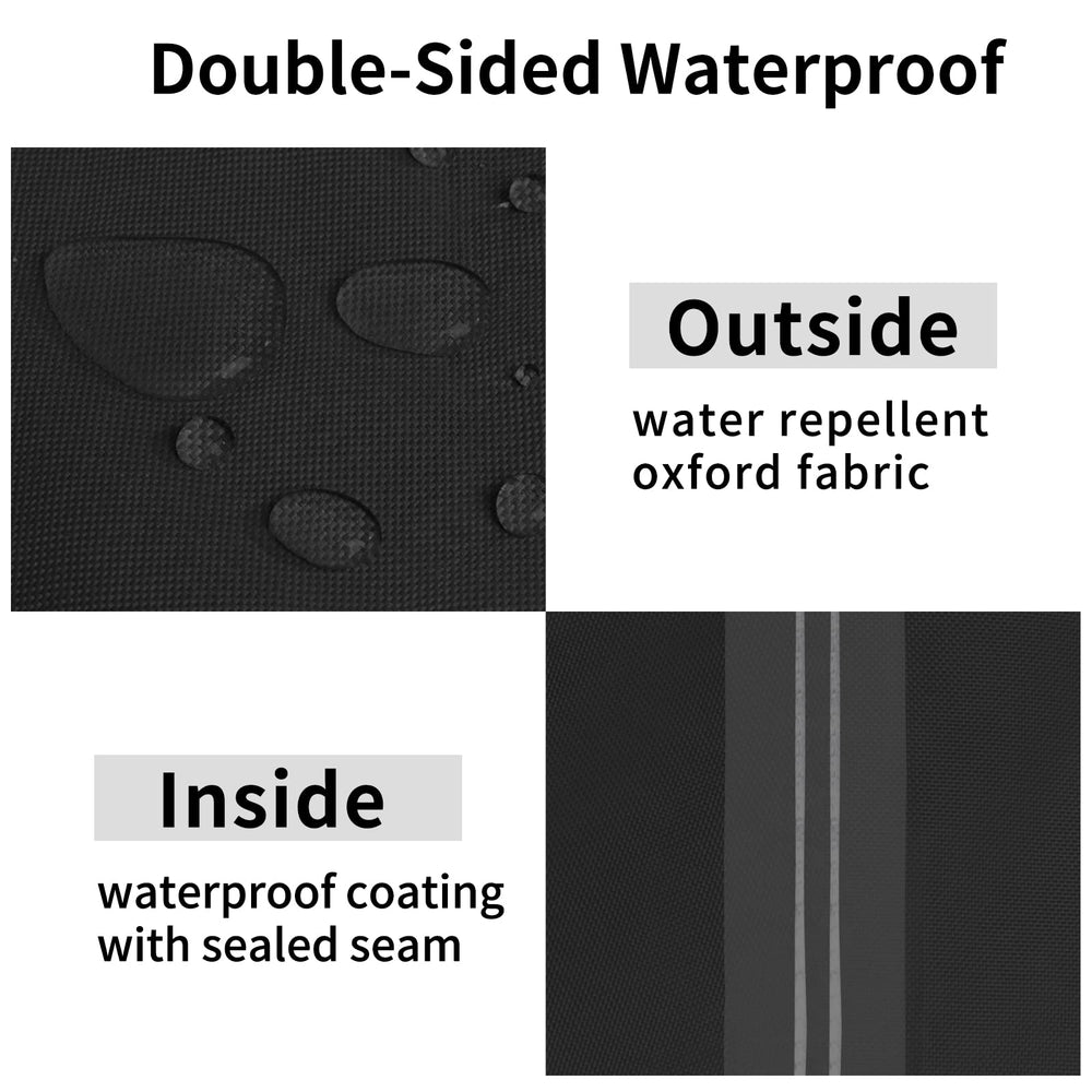 Easy-Going click-close strap attached to leg to prevent wind lift