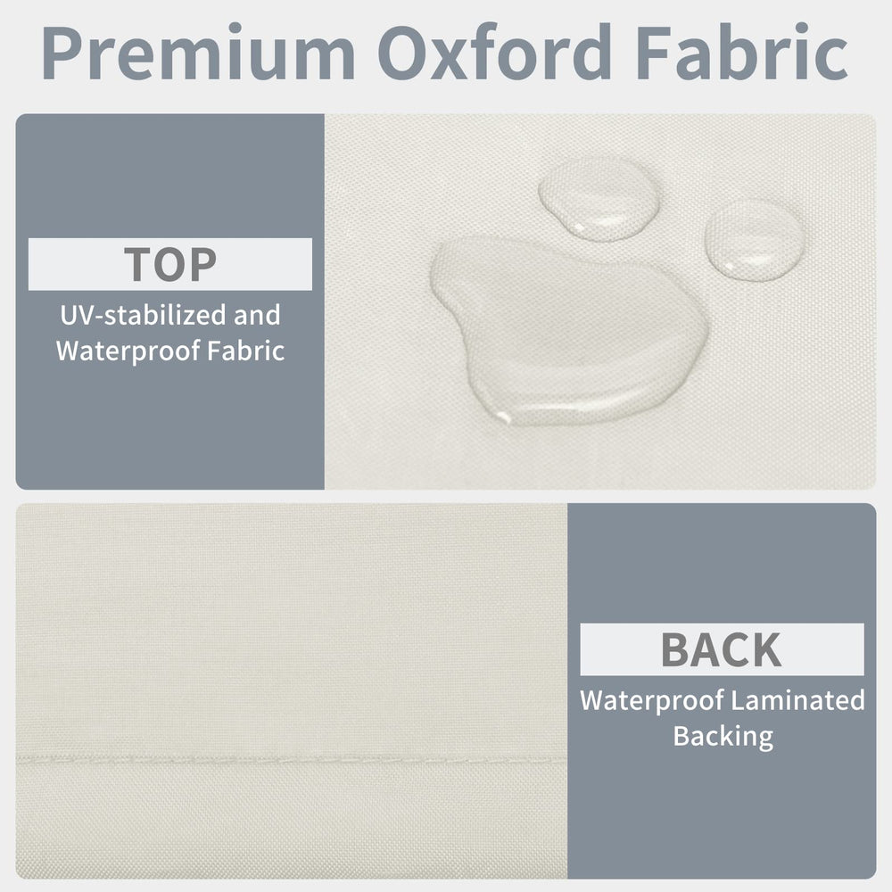 Easy-Going fabric texture close-up showing waterproof oxford weave