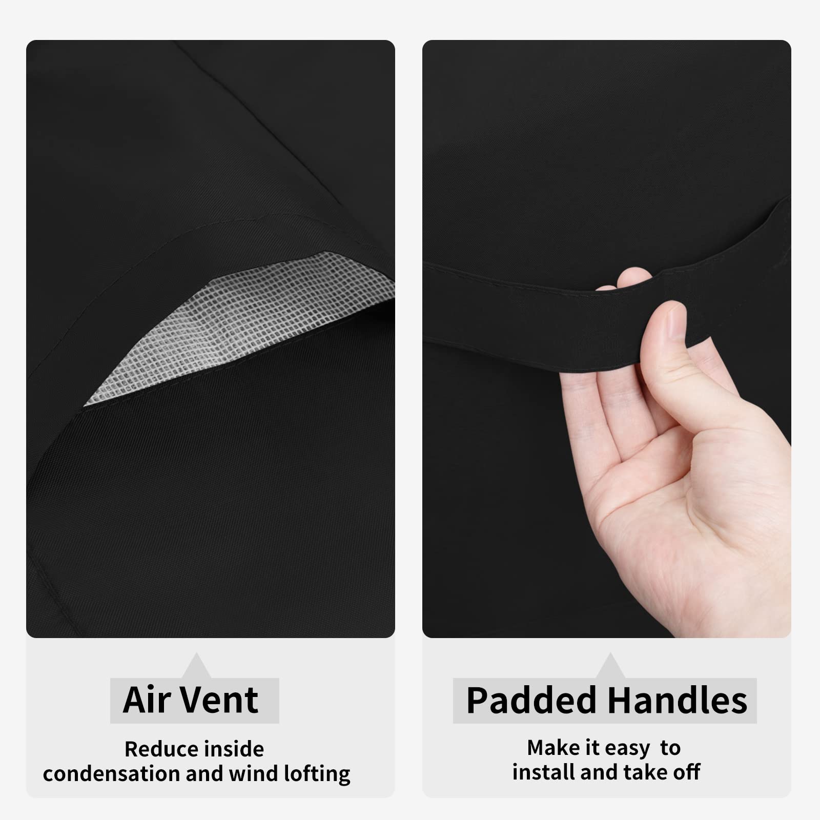 Easy-Going elastic hem cord and toggle for a snug custom fit