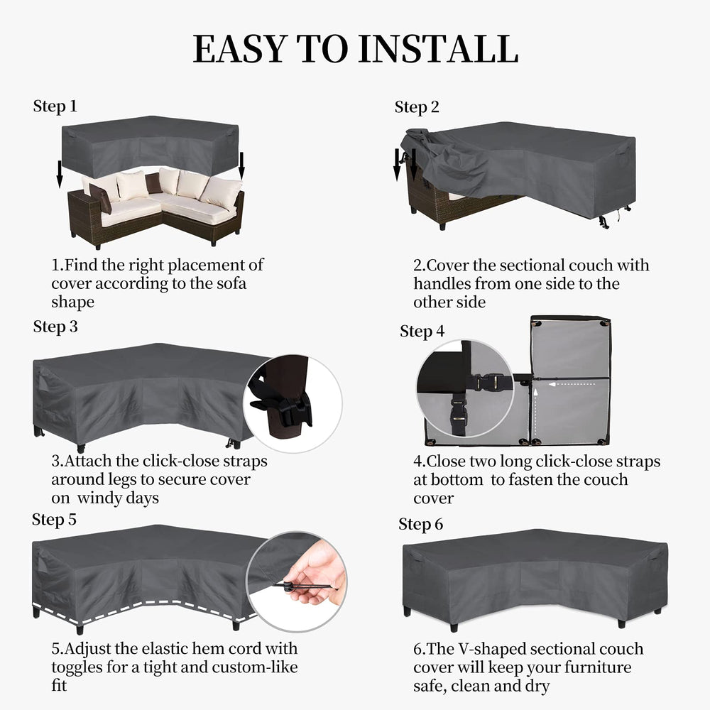 Easy-Going folded cover in storage showing compactness and easy storage benefit