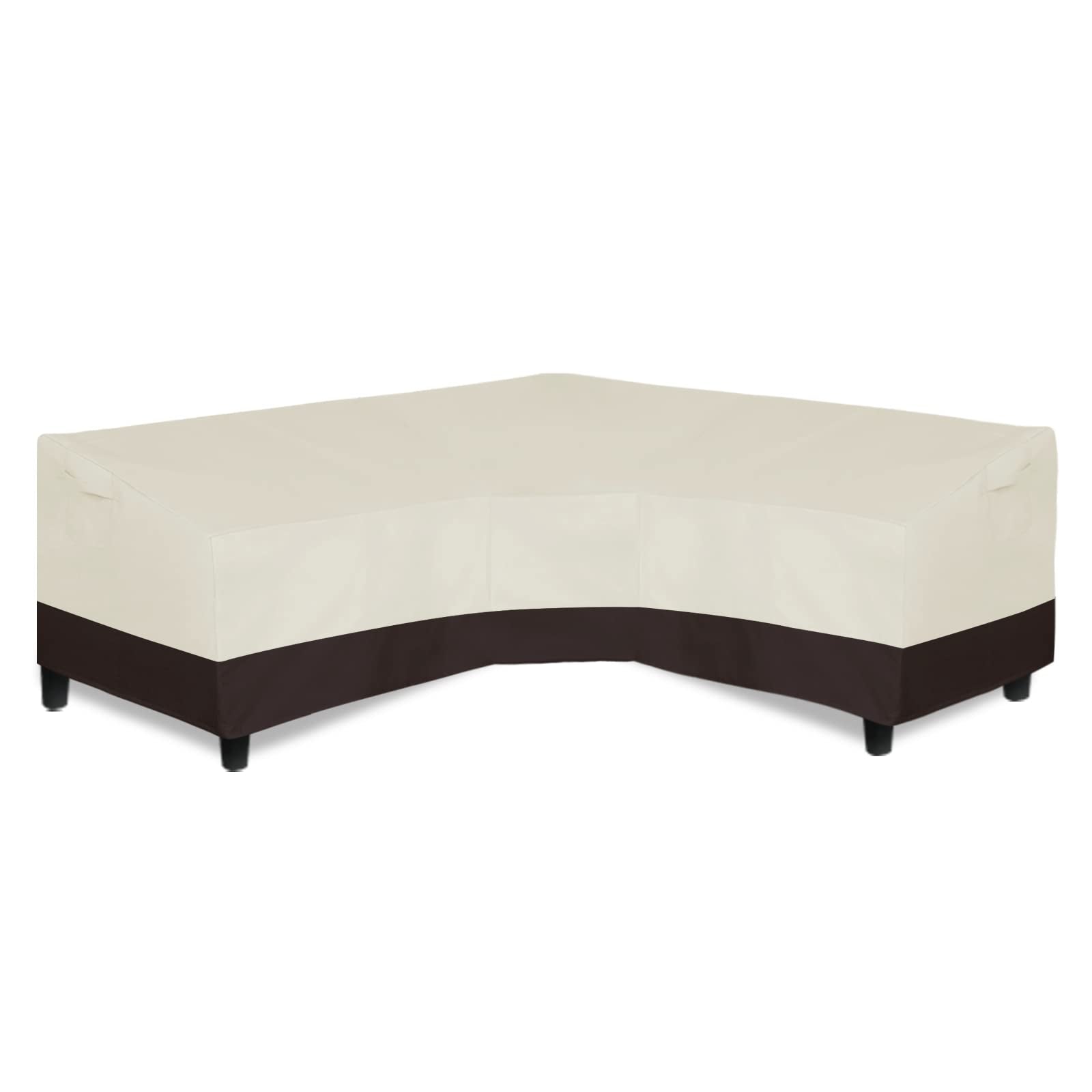 Easy-Going front view of V-shaped cover protecting full sectional