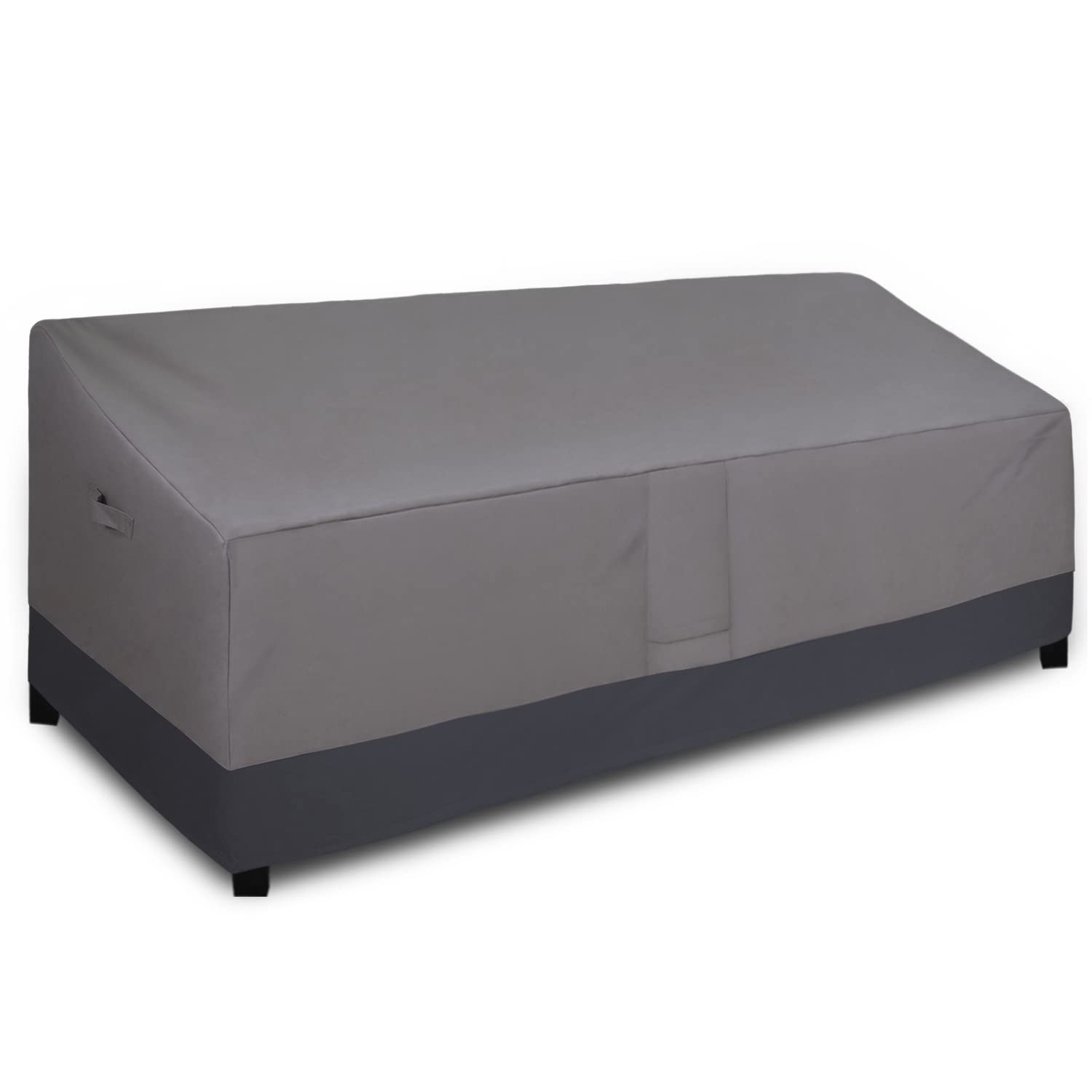 Easy-Going front view of bench cover showing full protection and fit