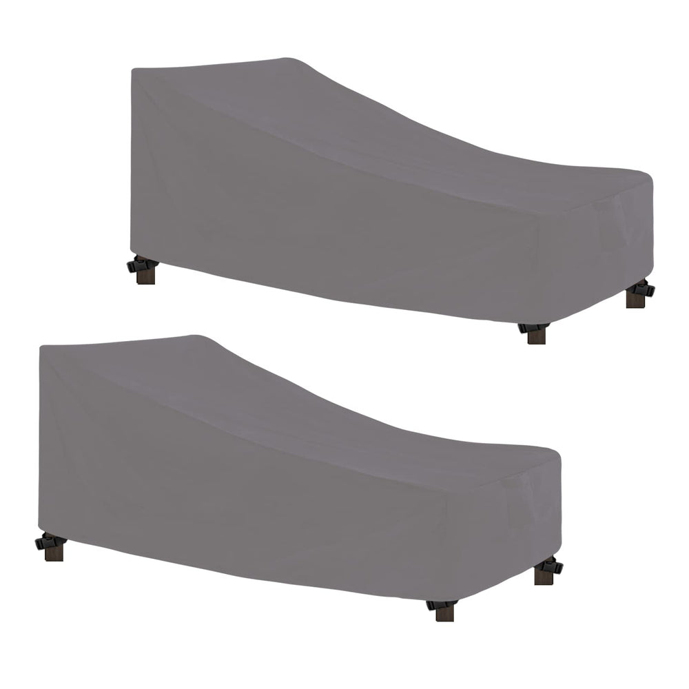Easy-Going front view cover on chaise showing full protection and sleek look