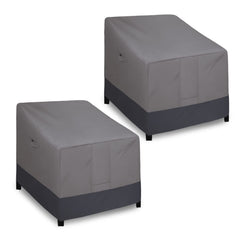 Easy-Going front view of covered chair showing full protection and fit