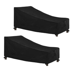 Easy-Going front view of cover on chaise protecting furniture from weather