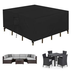 Easy-Going front view of covered sectional showing full protection and clean lines