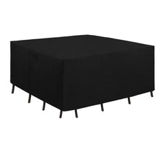 Easy-Going front view of full cover protecting furniture, shows complete waterproof protection