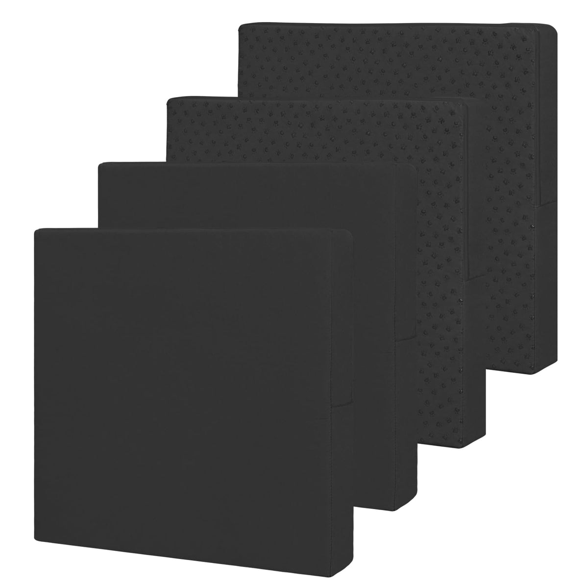 Easy-Going front view showing 4-pack covers protecting cushions and updating patio