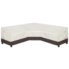 Easy-Going front view showing full V-shaped cover protecting sectional