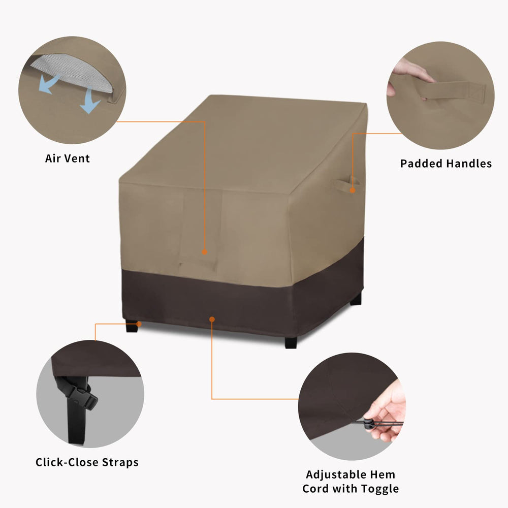 Easy-Going asas laterales que facilitan colocar y retirar la funda