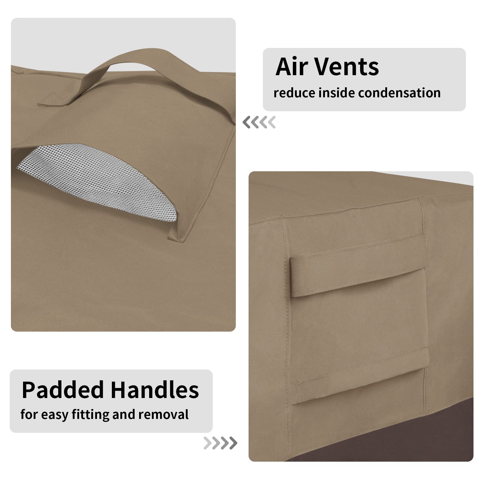 Easy-Going cover on patio showing weather protection and blended décor benefit