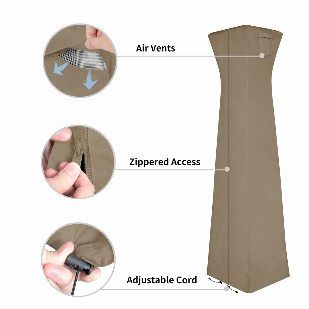 Easy-Going air vent detail reducing condensation and preventing wind lofting
