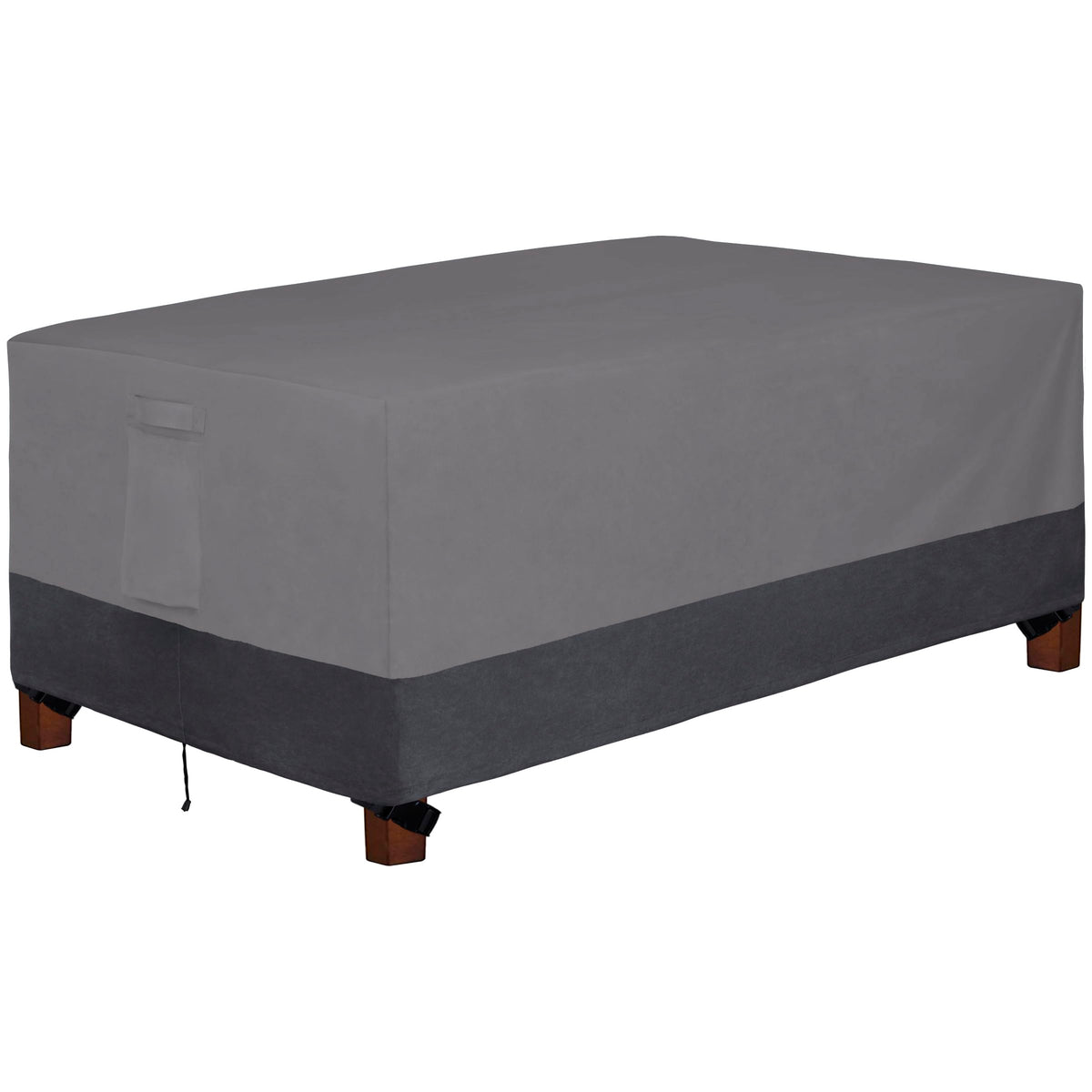 Easy-Going front view of table cover showing full fit and protection