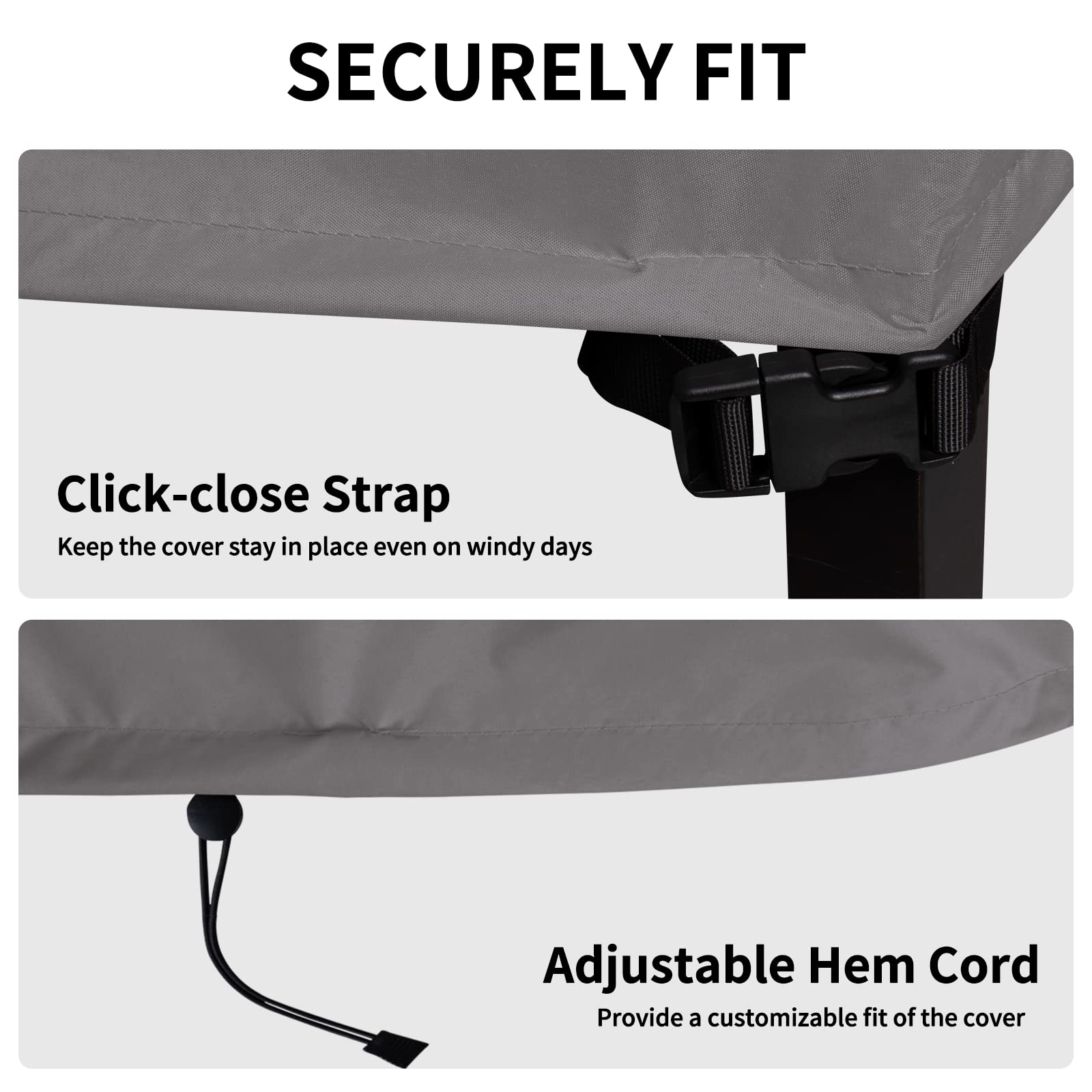 Easy-Going cover beside ruler showing size fit and measurement clarity