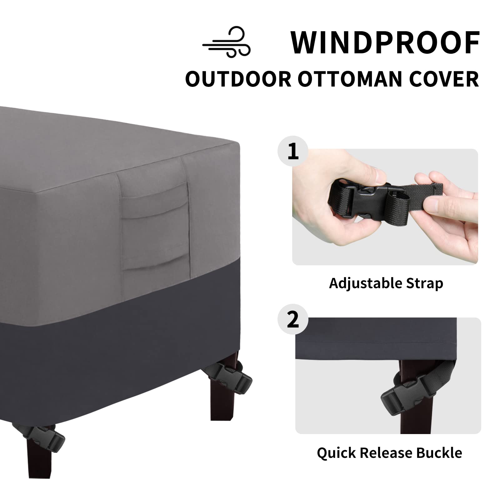 Easy-Going padded side handle for easy installation and removal