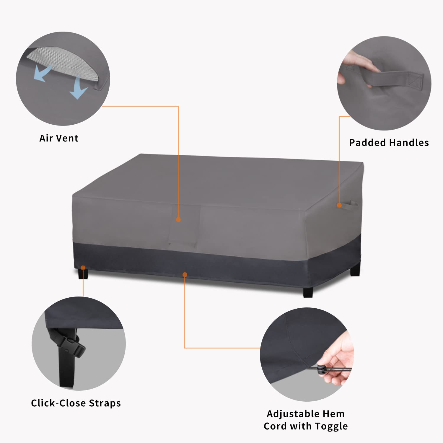 Easy-Going side handle being used for easy installation and removal