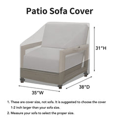 Easy-Going side profile cover fitted on chair showing protective fit