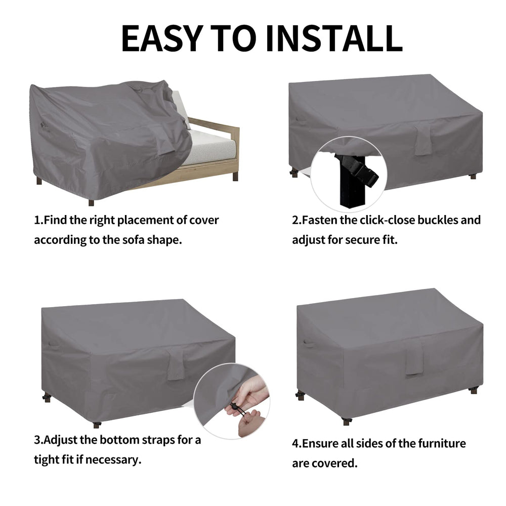 Easy-Going cover beside measuring tape illustrating correct size fit