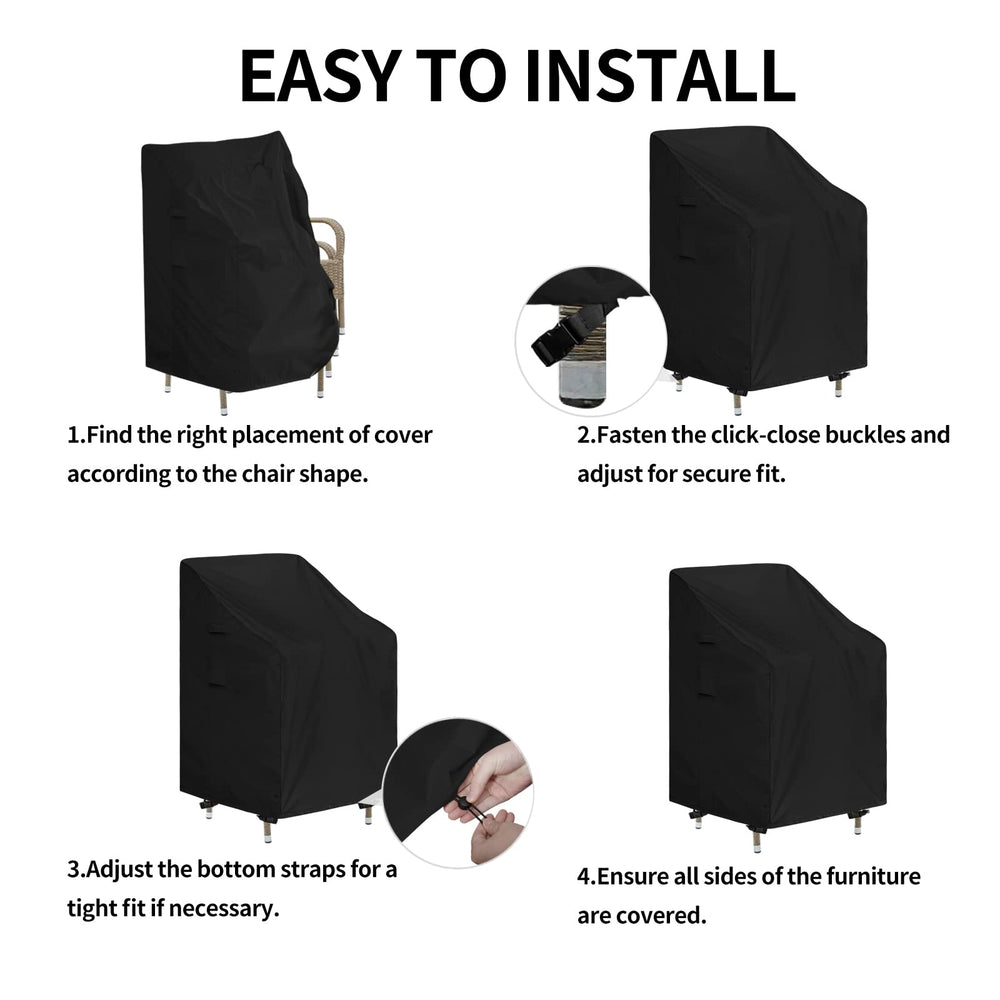 Easy-Going two covers folded for storage showing space-saving benefit