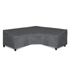 Easy-Going front view of V-shaped sectional cover showing full protection and fit