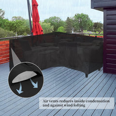 Easy-Going air vent and reinforced stitching detail reducing condensation and wind lift